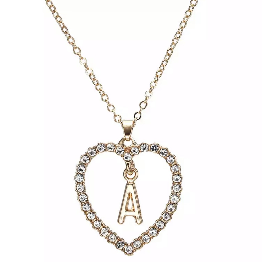 3 for $ 25 Women’s pendant necklace letter (A)